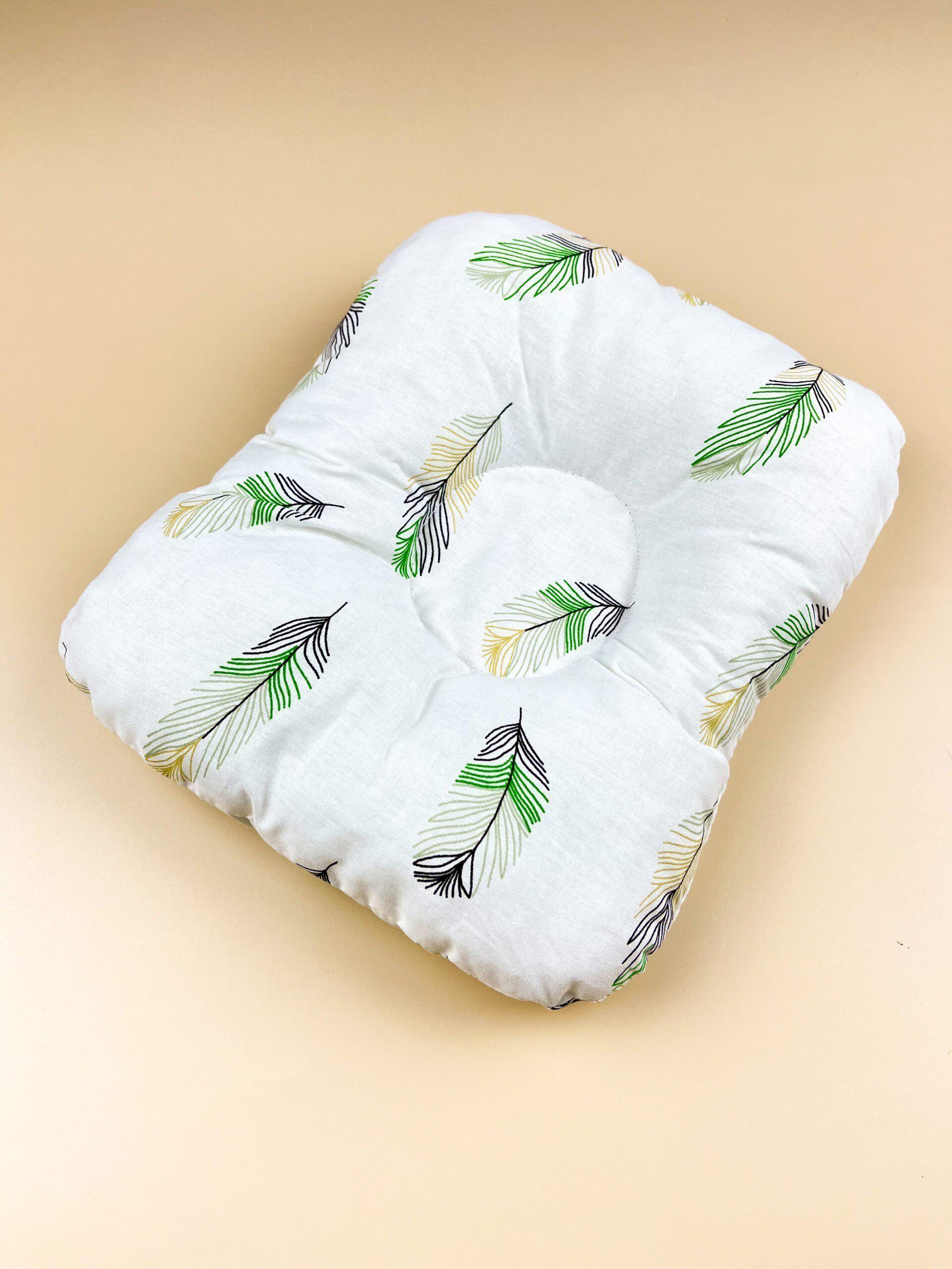 Подушка ортопедическая для новорожденных №7 Перья Зеленый (142491) Подушка ортопедическая для новорожденных №7 Перья Зеленый (142491)