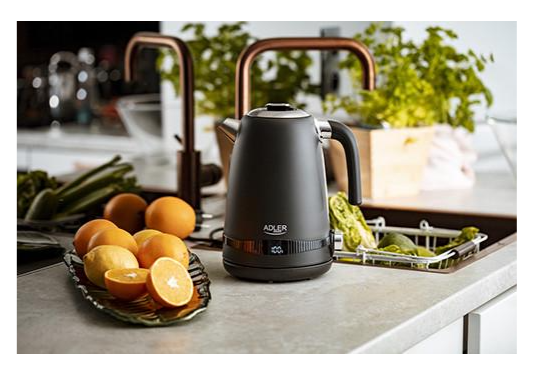 Электрочайник Adler стальной с ЖК-дисплеем и контролем температуры 1,7 л Черный (AD 1295b) - фото 6 Электрочайник Adler стальной с ЖК-дисплеем и контролем температуры 1,7 л Черный (AD 1295b) - фото 6