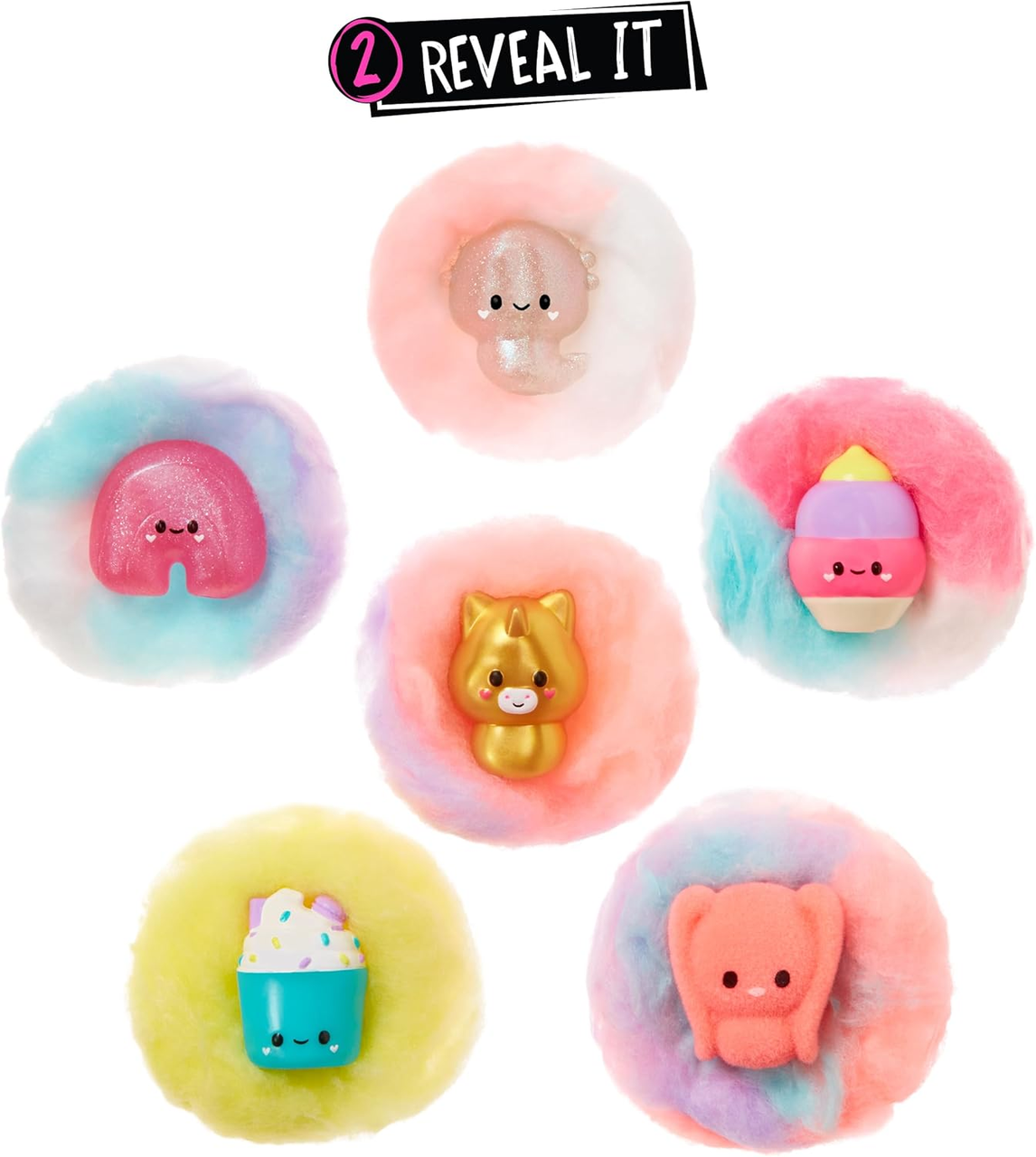 Мягкая игрушка Fluffie Stuffiez Bunny & Shake Minis Feature Plush Surprise Reveal Soft and Squishy (2498295533) - фото 5