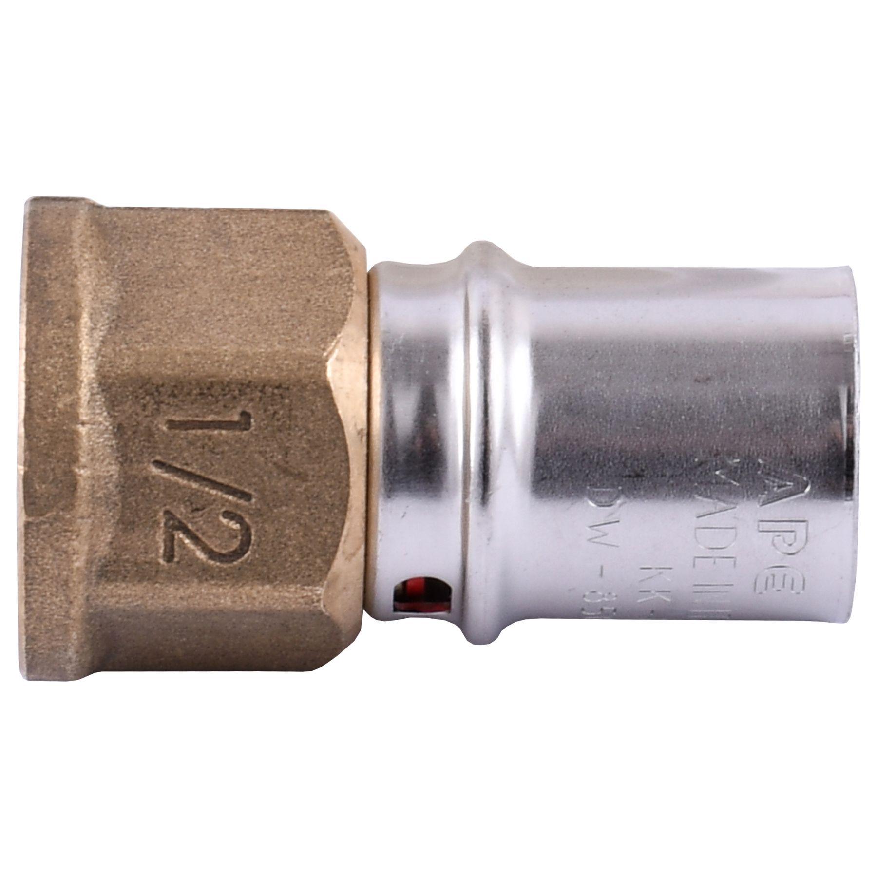 Муфта с внутренней резьбой пресс Ape Italy AP 102 1/2х20 (000001714)