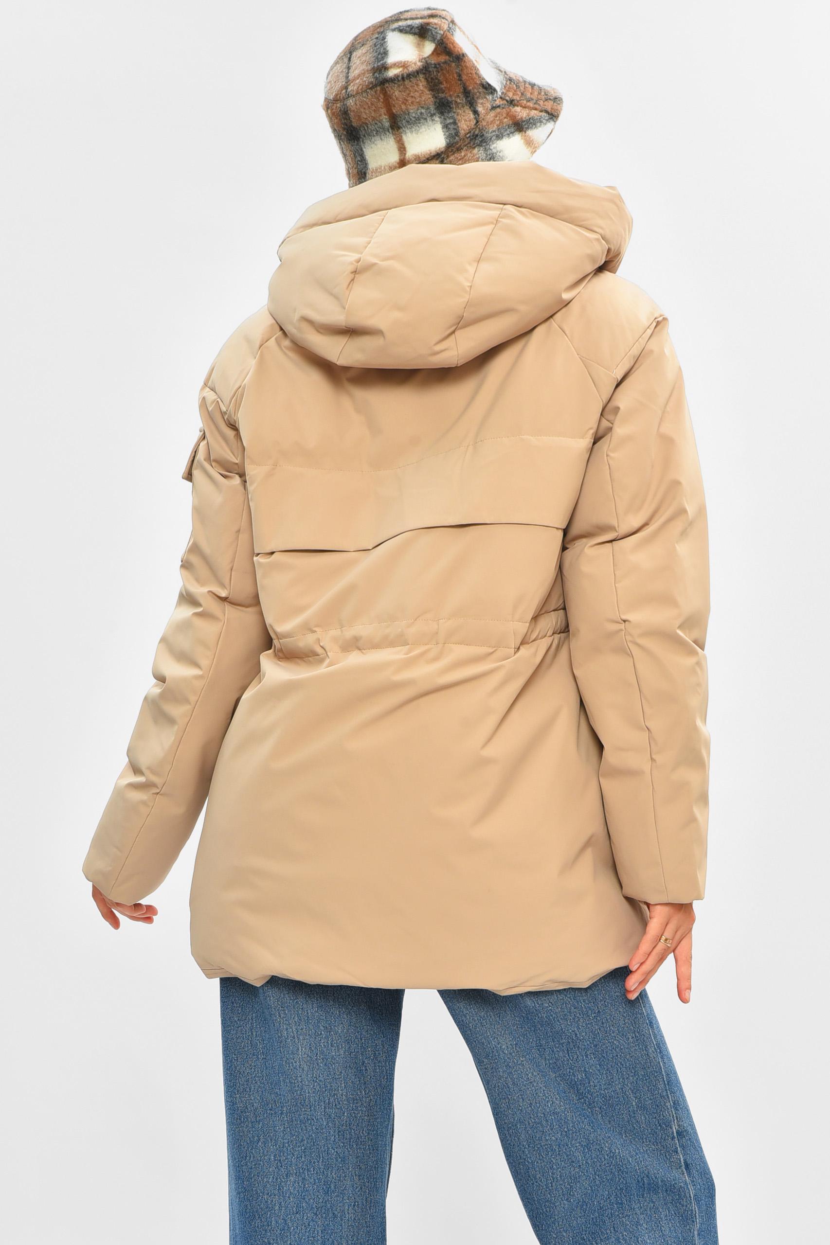 Куртка жіноча демісезонна р. 46/XL Бежевий (205646) - фото 3