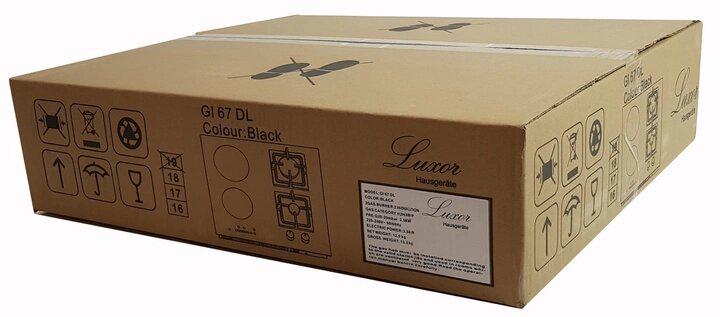 Варочная поверхность комбинированная газово-индукционная Luxor GI 67 DL Retro Booster с металлическим уголком для подключения Черный (13312148) - фото 10 Варочная поверхность комбинированная газово-индукционная Luxor GI 67 DL Retro Booster с металлическим уголком для подключения Черный (13312148) - фото 10