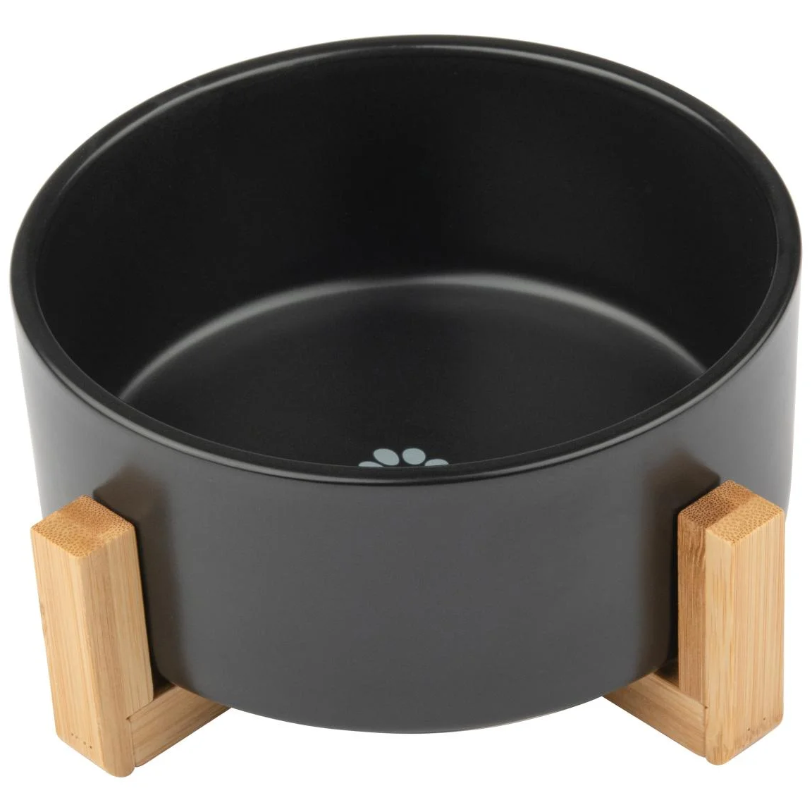 Миска для животных Zoofari Z6 на бамбуковой подставке 850 мл Black (3_08480)