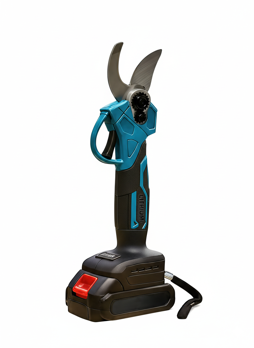 Секатор садовый аккумуляторный с 2 аккумуляторами в кейсе (SEKAKU-BLU-1443)