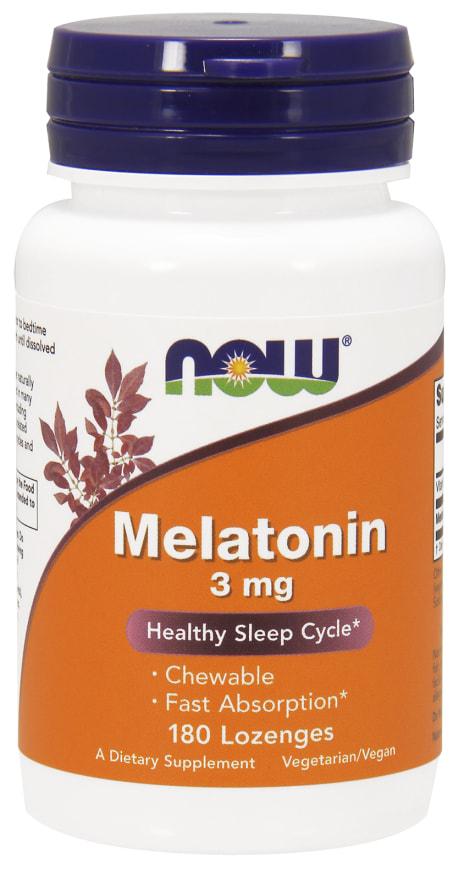 Мелатонин Now Melatonin 3 mg 180 lozenges