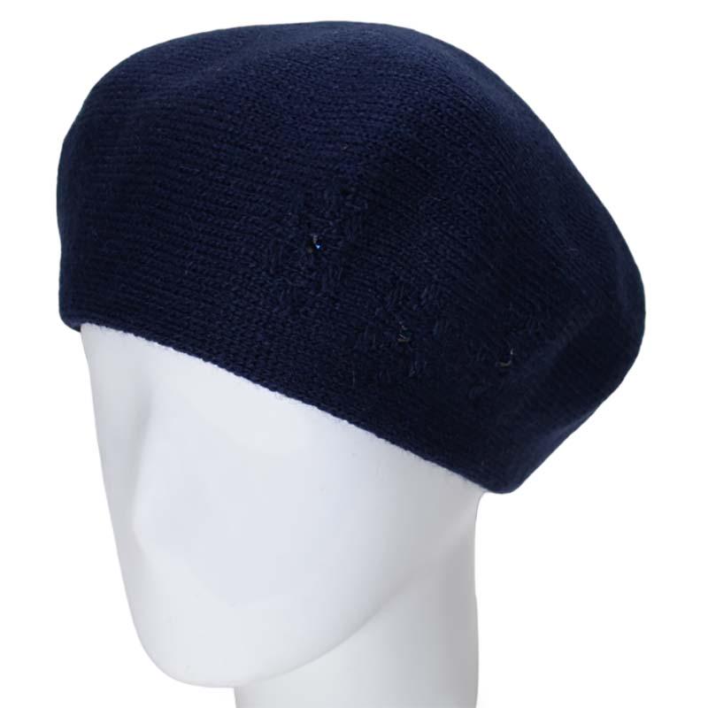 Берет женский Lirus Магна двойной полушерстяной Синий (119068)