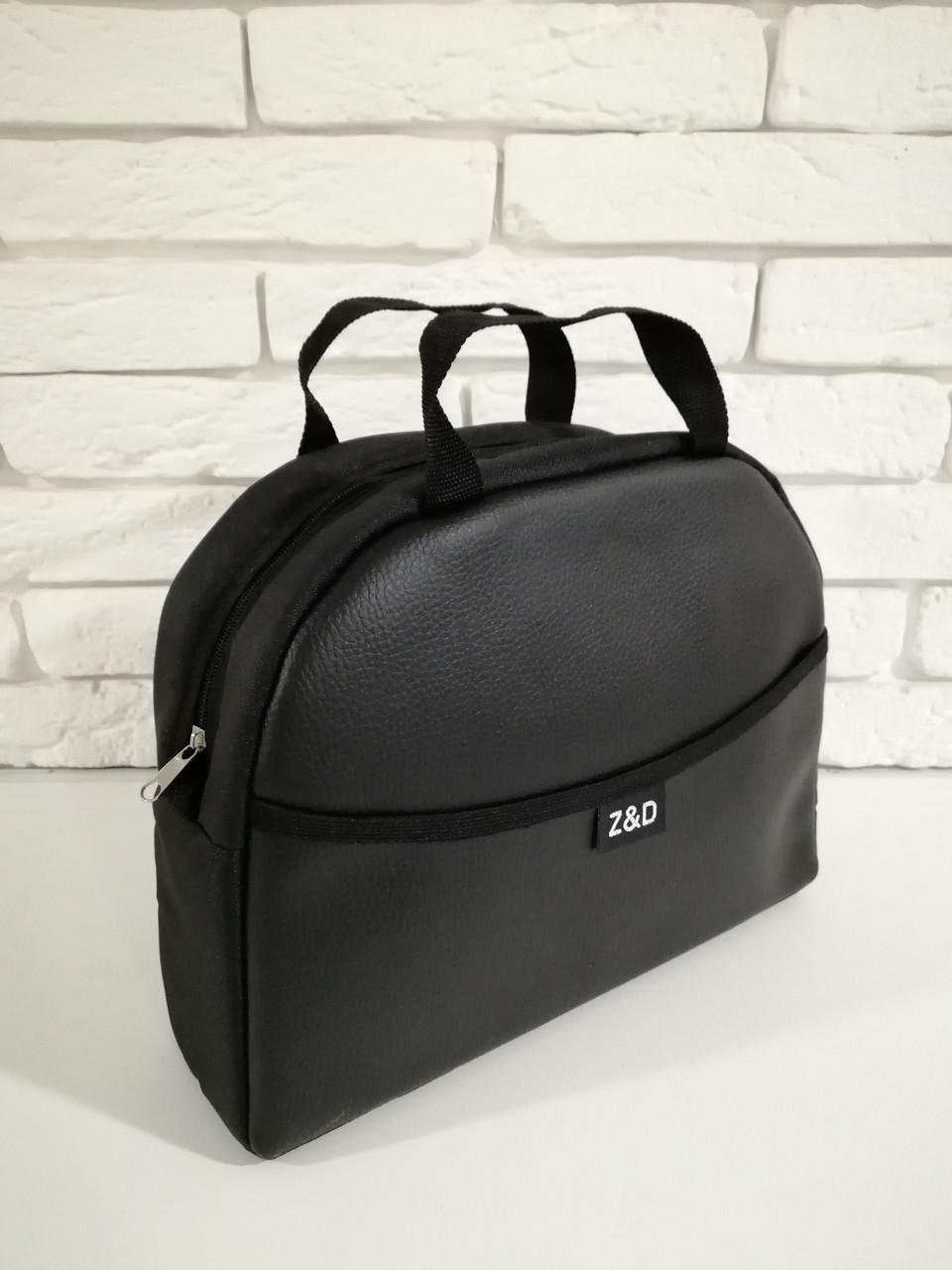 Сумка на коляску универсальная Z&D New эко кожа Черный жемчуг - фото 5 Сумка на коляску универсальная Z&D New эко кожа Черный жемчуг - фото 5