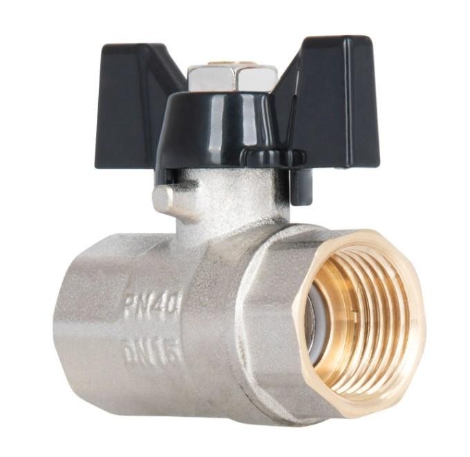 Кран шаровой Thermo Alliance Base 1/2" ВВ прямой PN40 бабочка (SD602W15) Кран шаровой Thermo Alliance Base 1/2" ВВ прямой PN40 бабочка (SD602W15)