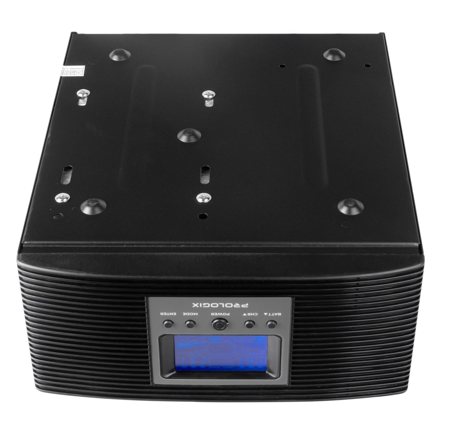 Инвертор PrologiX 1000ВА/800 Вт 12В 2xSchuko Pure Sine Wave Black (PLP1000XL) - фото 9 Инвертор PrologiX 1000ВА/800 Вт 12В 2xSchuko Pure Sine Wave Black (PLP1000XL) - фото 9