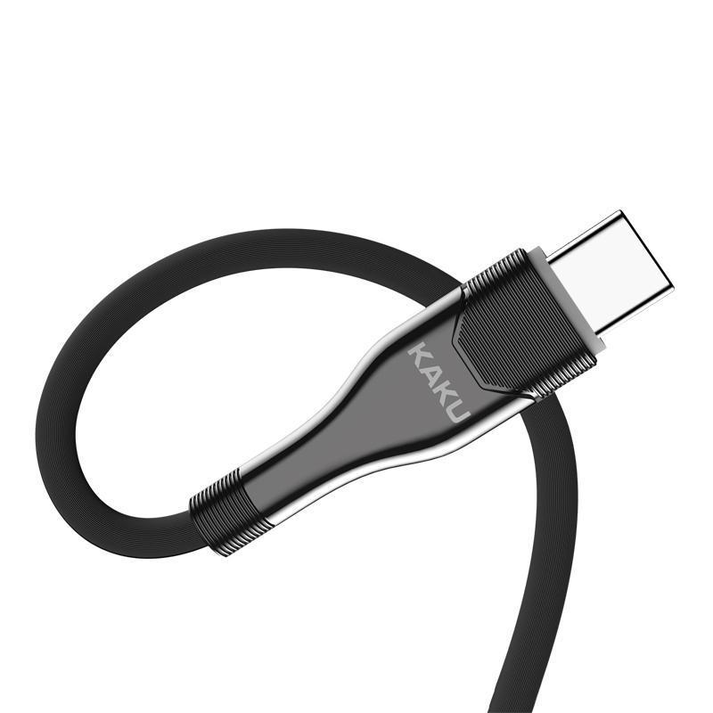 Кабель Kaku KSC223 USB TypeC с подсветкой 1,2 м Black (2053095660) - фото 4