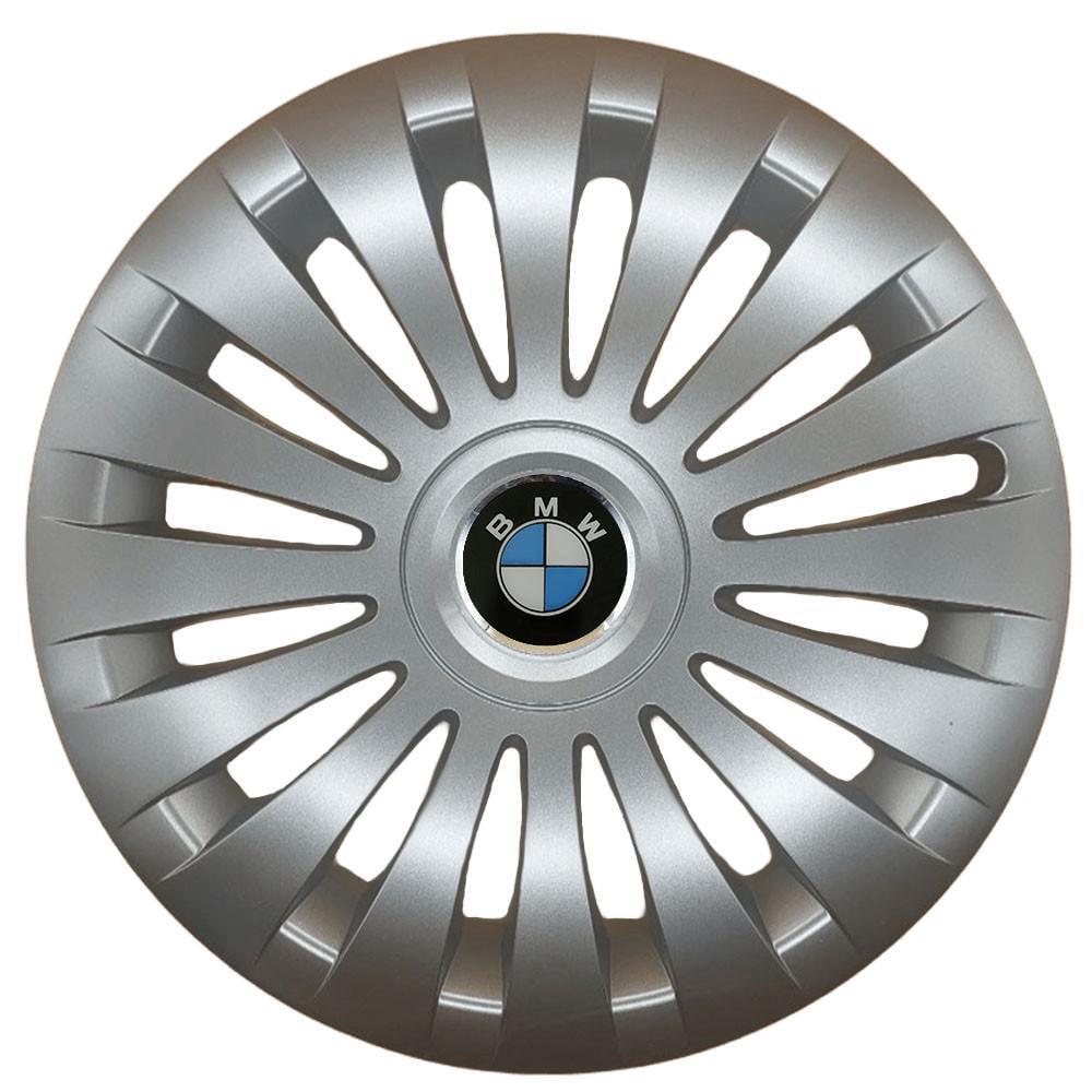 Колпаки SJS 504 с логотипом BMW R17 4 шт. Серебряный