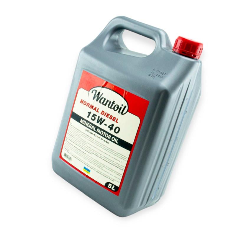 Олива моторна Wexoil Wantoil 15W-40 NORMAL DIESEL CF-4/SG 5 л (2684193008)