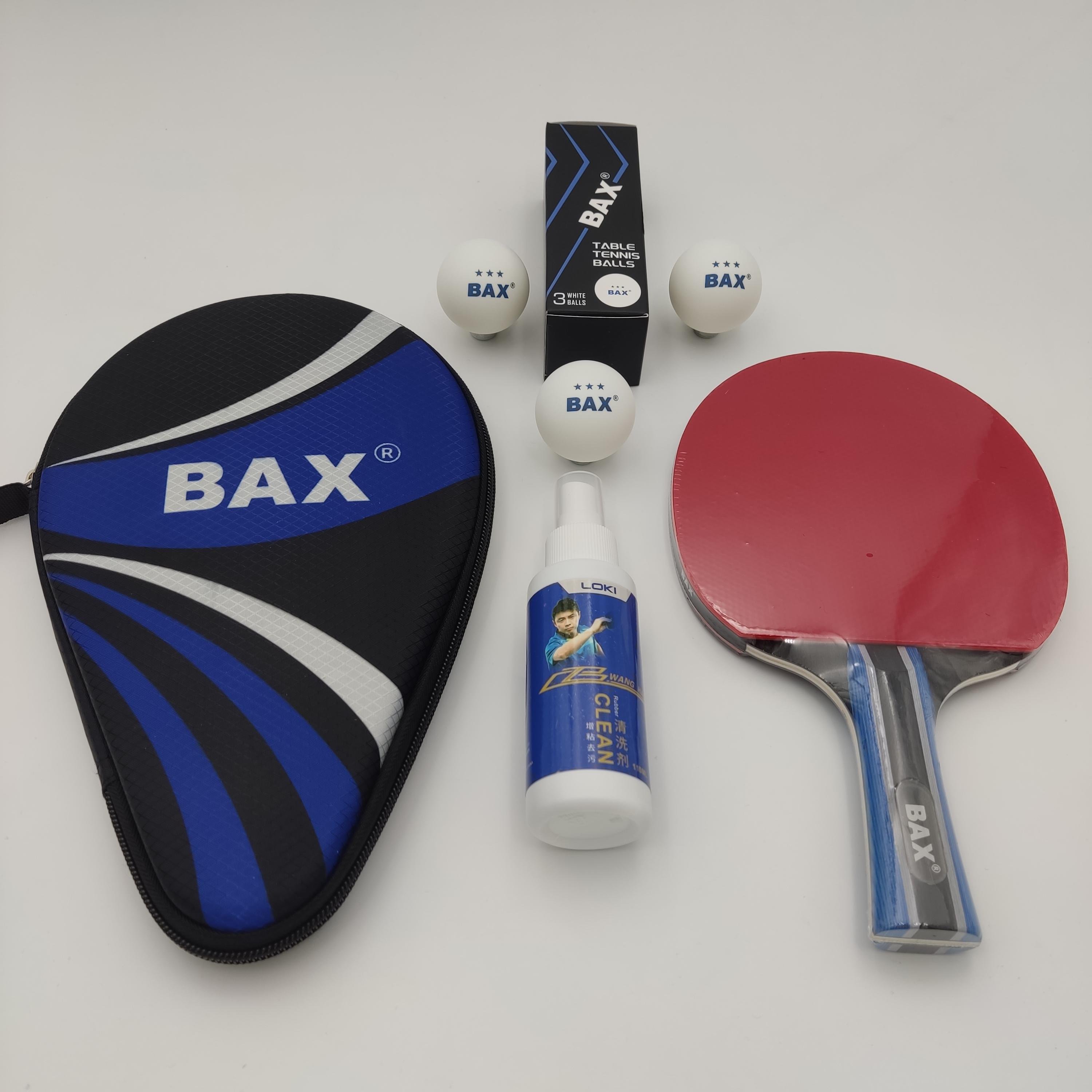 Ракетка для настільного тенісу Bax у чохлі та м'ячиками 3 шт. (151311+151310+151307)