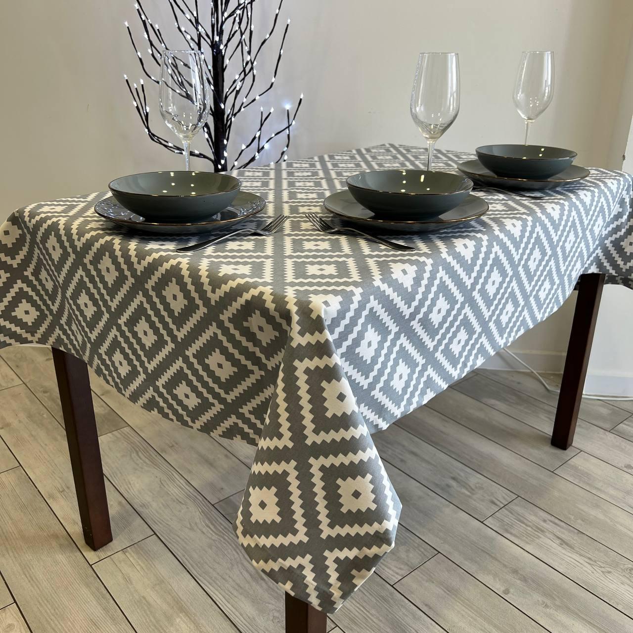 Скатертина водовідштовхувальна тефлонова прямокутна 220x170 см (30083-p3)