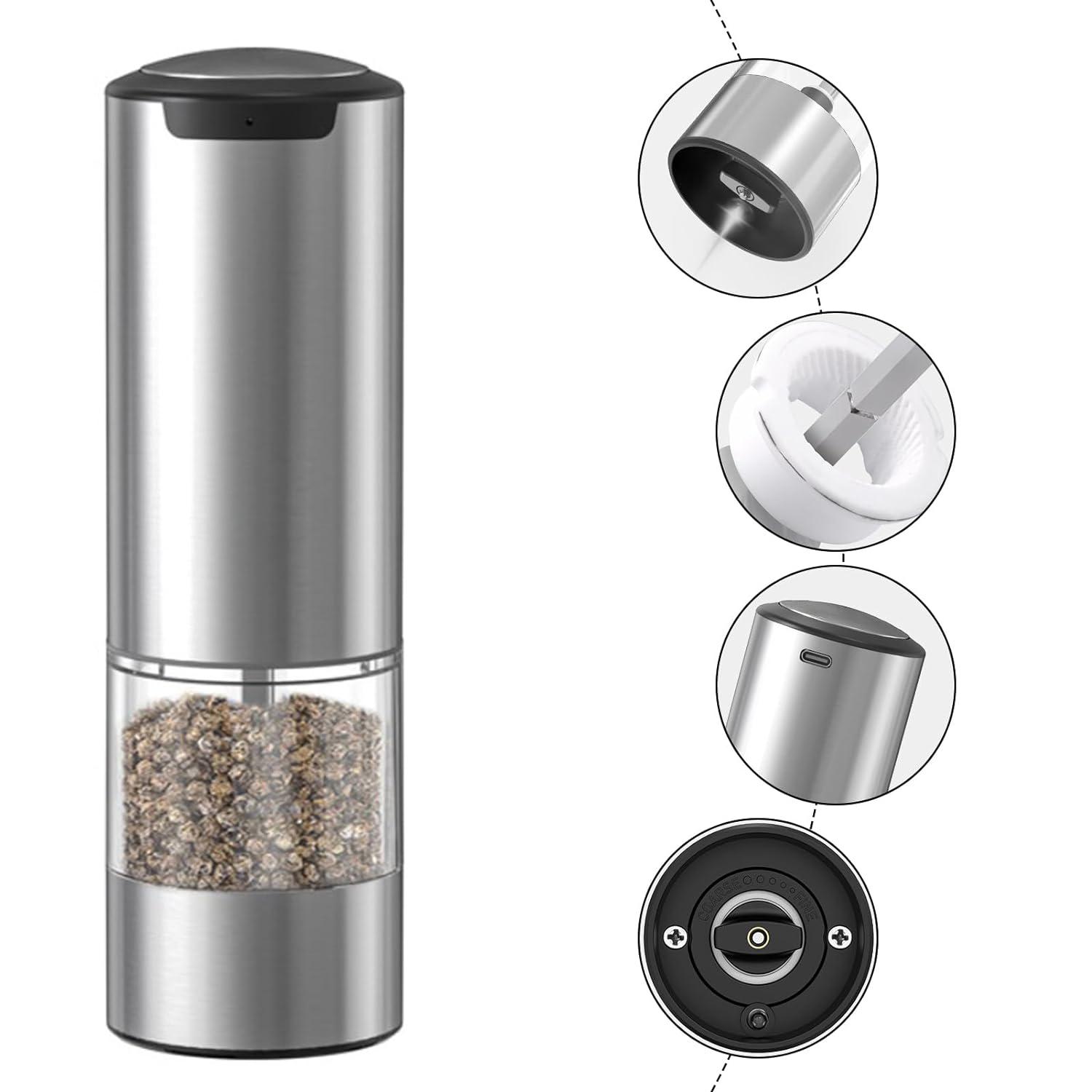 Мельниця для специй аккумуляторная Zally Q-37A - фото 8 Мельниця для специй аккумуляторная Zally Q-37A - фото 8