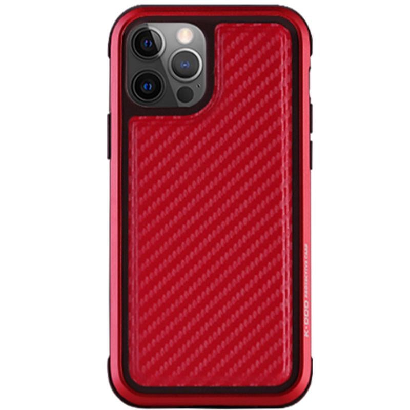 Противоударный чехол PC+TPU+Metal K-DOO MARS Series для Apple iPhone 13 Pro (6.1") Красный