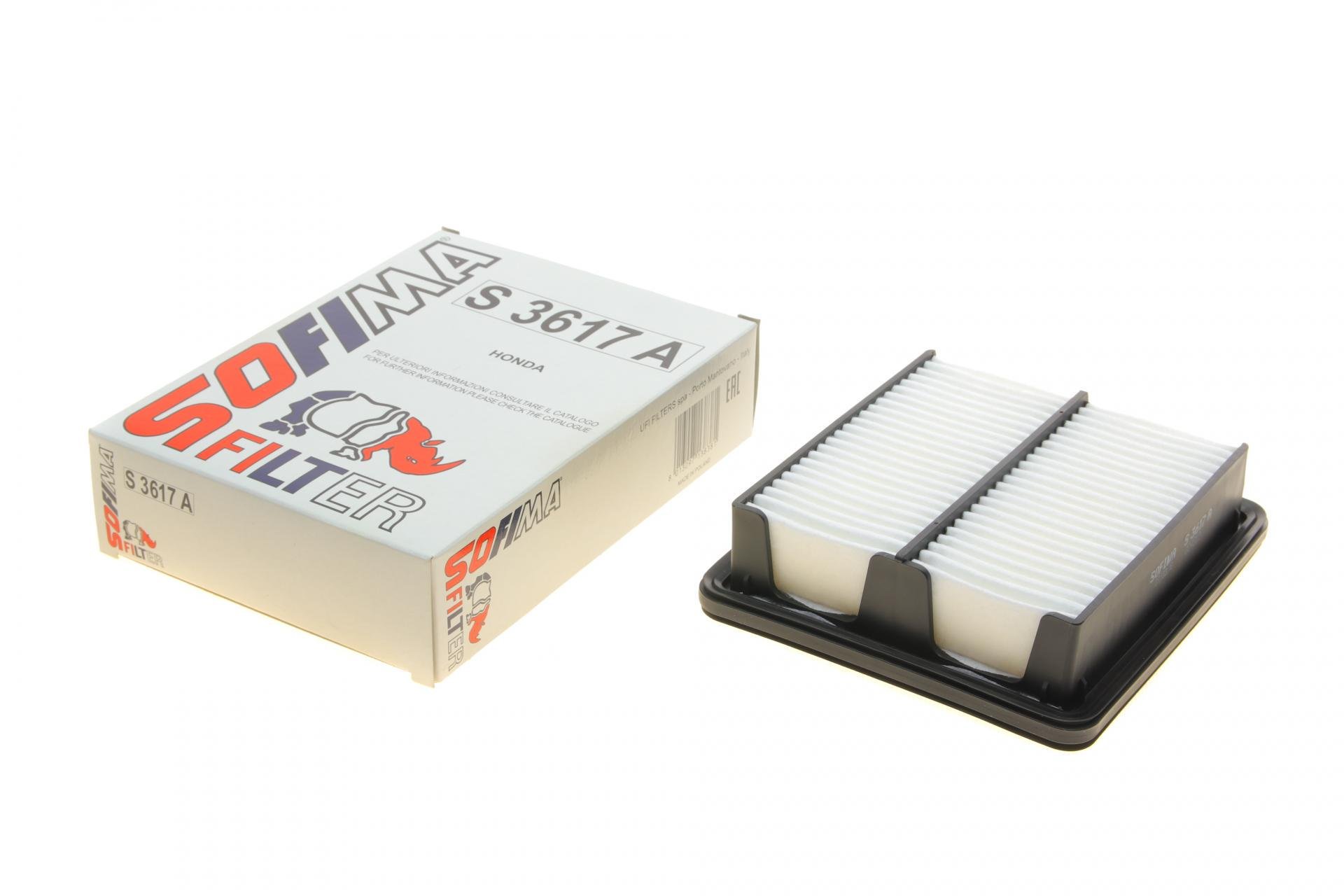 Фільтр повітряний SOFIMA для Honda Insight 1,3 Hybrid 09-14- (S 3617 A)