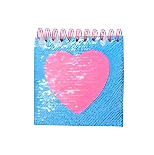 Блокнот на спирали с паетками А6 (ST01763)