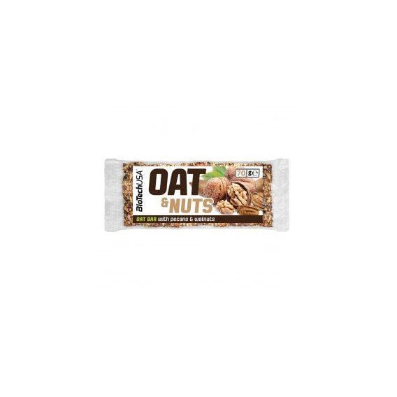 Протеїновий батончик BioTechUSA OAT and Nuts Pacans-Walnuts 70 г (000008183)