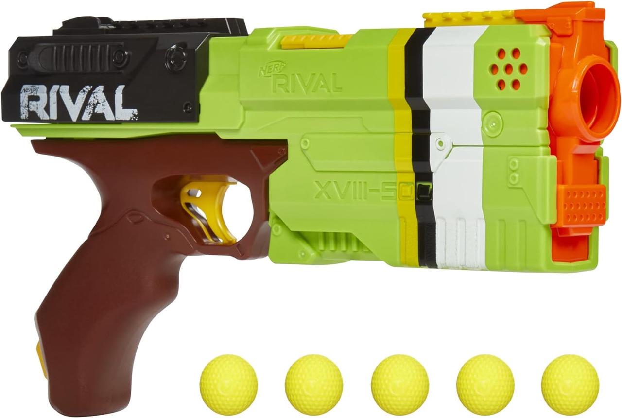 Бластер Nerf Соперник Кронос экстразеленый Rival Kronos Exclusive Green XVIII-500 (F4731)