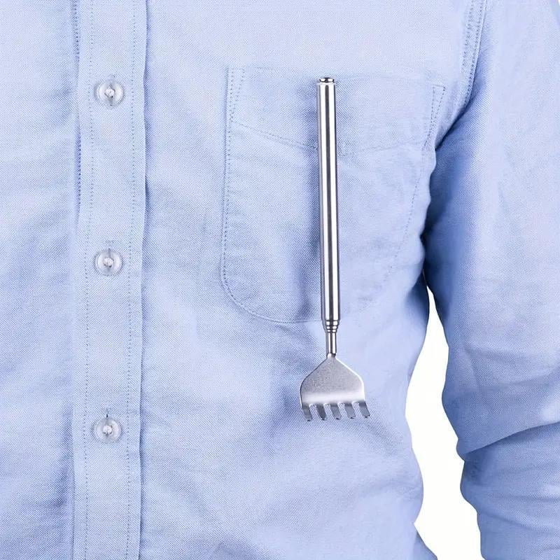 Массажер Грабельки для спины и тела Серебристый (27086312) - фото 5