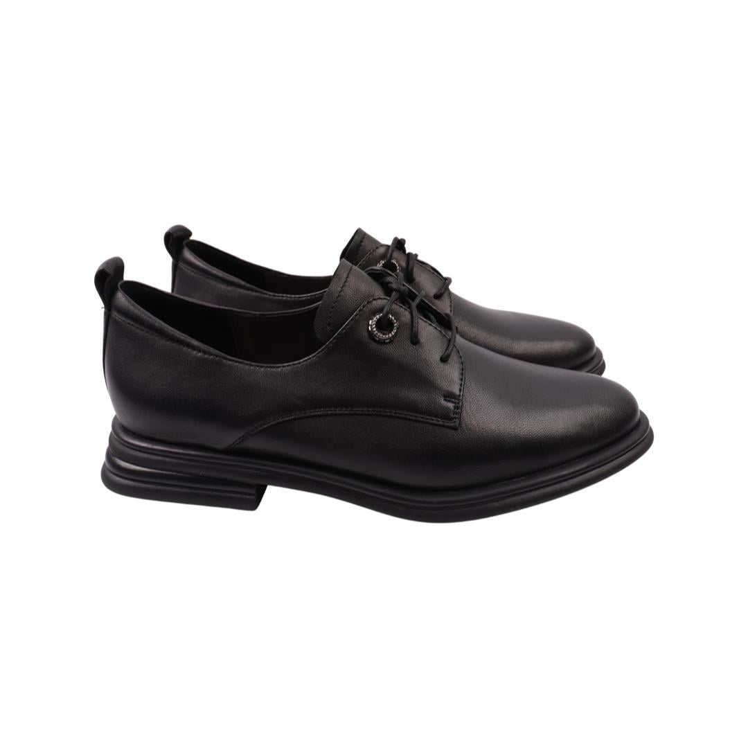 Туфли женские Geronea из кожи р. 36 Черный (993-22DTC)