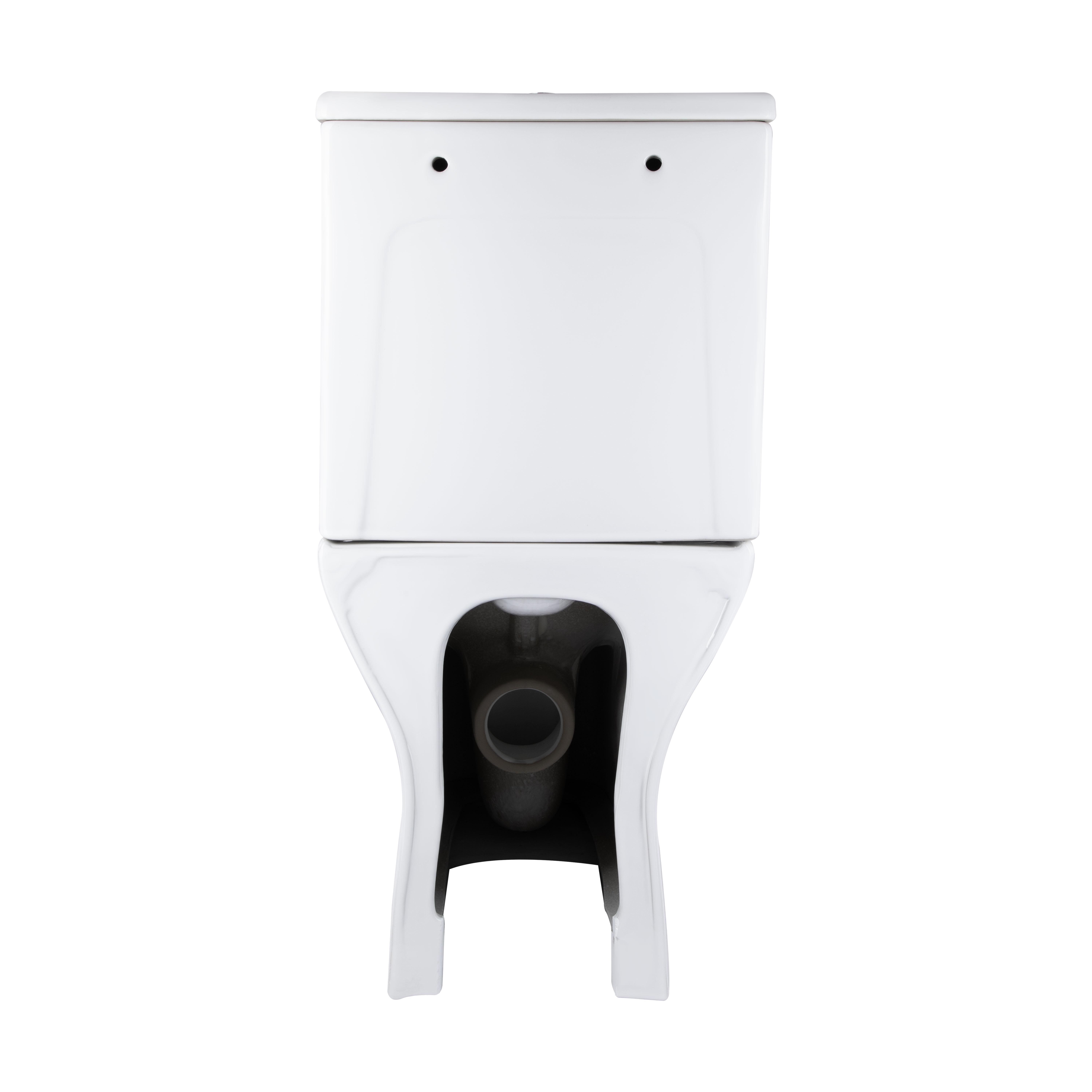 Унитаз напольный Qtap Aries Rimless безободочный с сиденьем Soft-close White (QT03228302W) - фото 7