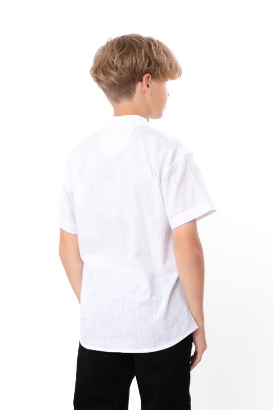 Сорочка для хлопчика Носи Своє р. 10 Білий (11821) - фото 5 Сорочка для хлопчика Носи Своє р. 10 Білий (11821) - фото 5