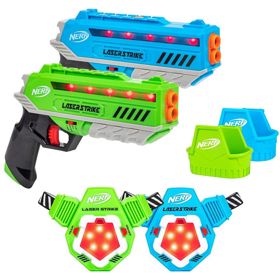 Набір бластерів Набір Nerf Laser Strike Blaster with chest target & holster (13214)
