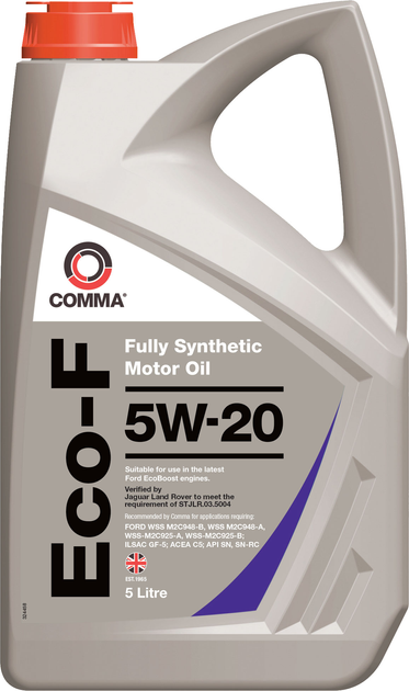 Моторное масло автомобильное COMMA ECO-F 5W-20 5 л (ECF5L)
