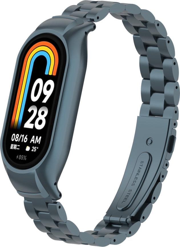 Ремешок металлический Shark для Xiaomi Smart Band 9 Graphite (37522-40) Ремешок металлический Shark для Xiaomi Smart Band 9 Graphite (37522-40)