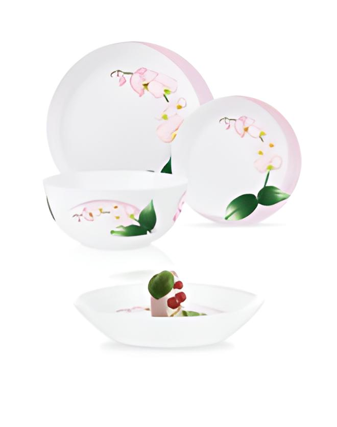 Столовий сервіз Luminarc Diwali Orchid 19 пр. Pink (Q0055)