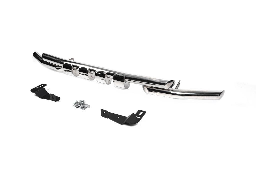 Губа нижняя Shark ST015 для Mercedes Vito W639 2004-2010 гг. нержавеющая сталь (49130)