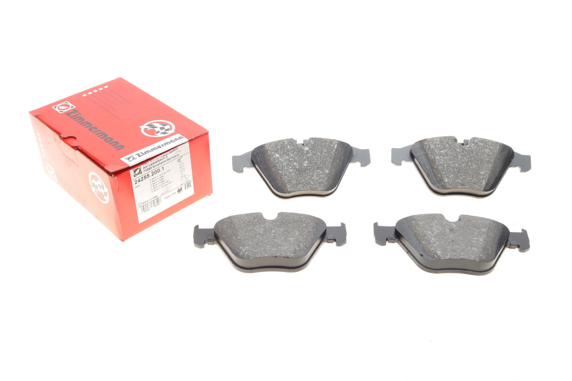 Тормозные колодки передние ZIMMERMANN для BMW 3 E90/E91 04-13/X1 E84 09-15 Ate-Teves (24255.200.1) Тормозные колодки передние ZIMMERMANN для BMW 3 E90/E91 04-13/X1 E84 09-15 Ate-Teves (24255.200.1)