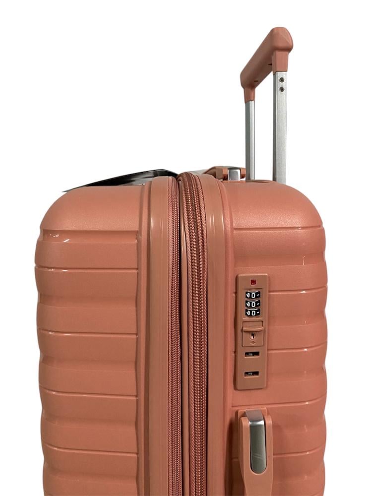 Чемодан малый для ручной клади Madisson Snowball 51203 полипропилен S Розовое золото - фото 3 Чемодан малый для ручной клади Madisson Snowball 51203 полипропилен S Розовое золото - фото 3