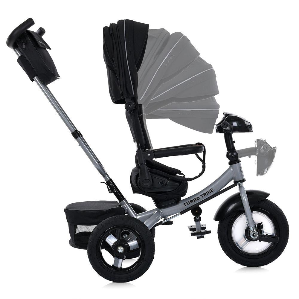 Детский велосипед трехколесный Turbo Trike MT 1007 резиновые колеса Черный (400947170) - фото 2 Детский велосипед трехколесный Turbo Trike MT 1007 резиновые колеса Черный (400947170) - фото 2