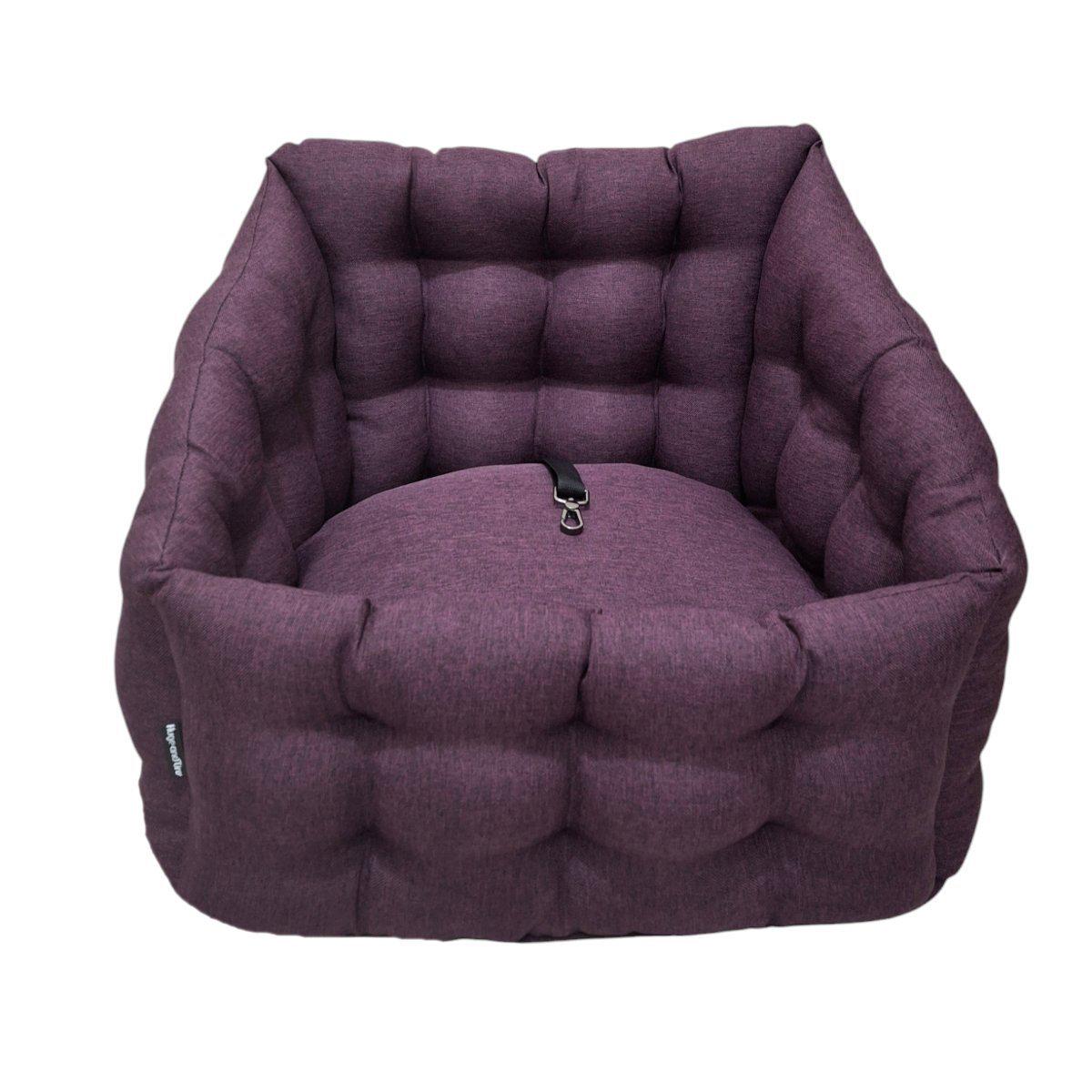 Автомобільне крісло для собак Huge and Tiny зі знімними ременями 50x45 см Фіолетовий - фото 9 Автомобільне крісло для собак Huge and Tiny зі знімними ременями 50x45 см Фіолетовий - фото 9