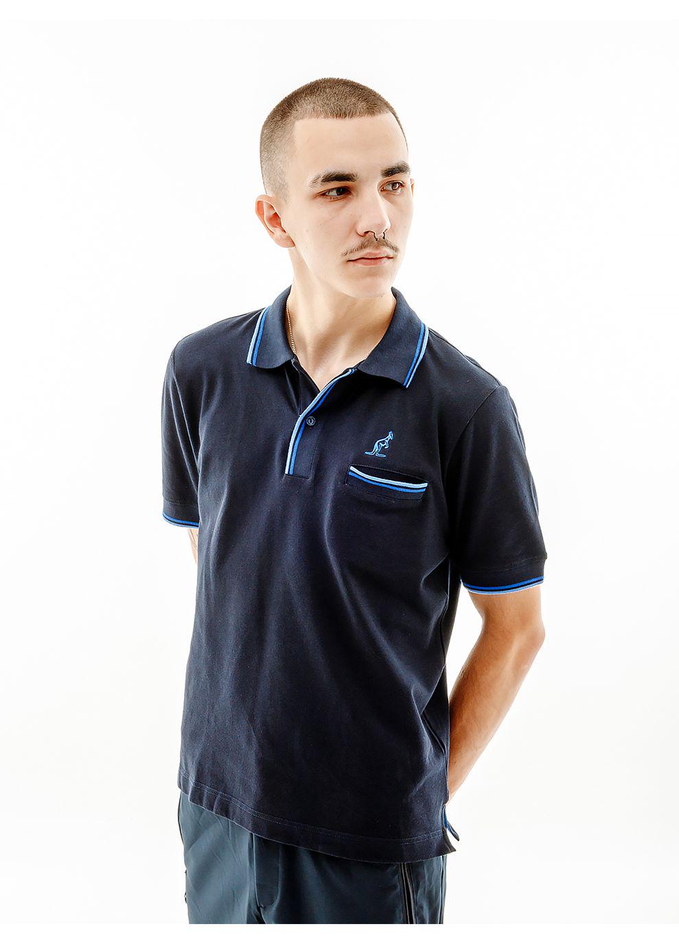 Футболка мужская Australian CLASSY PIQUE' POLO R-FIT 2XL Синий (7dLSUPO0008-200A 2XL)