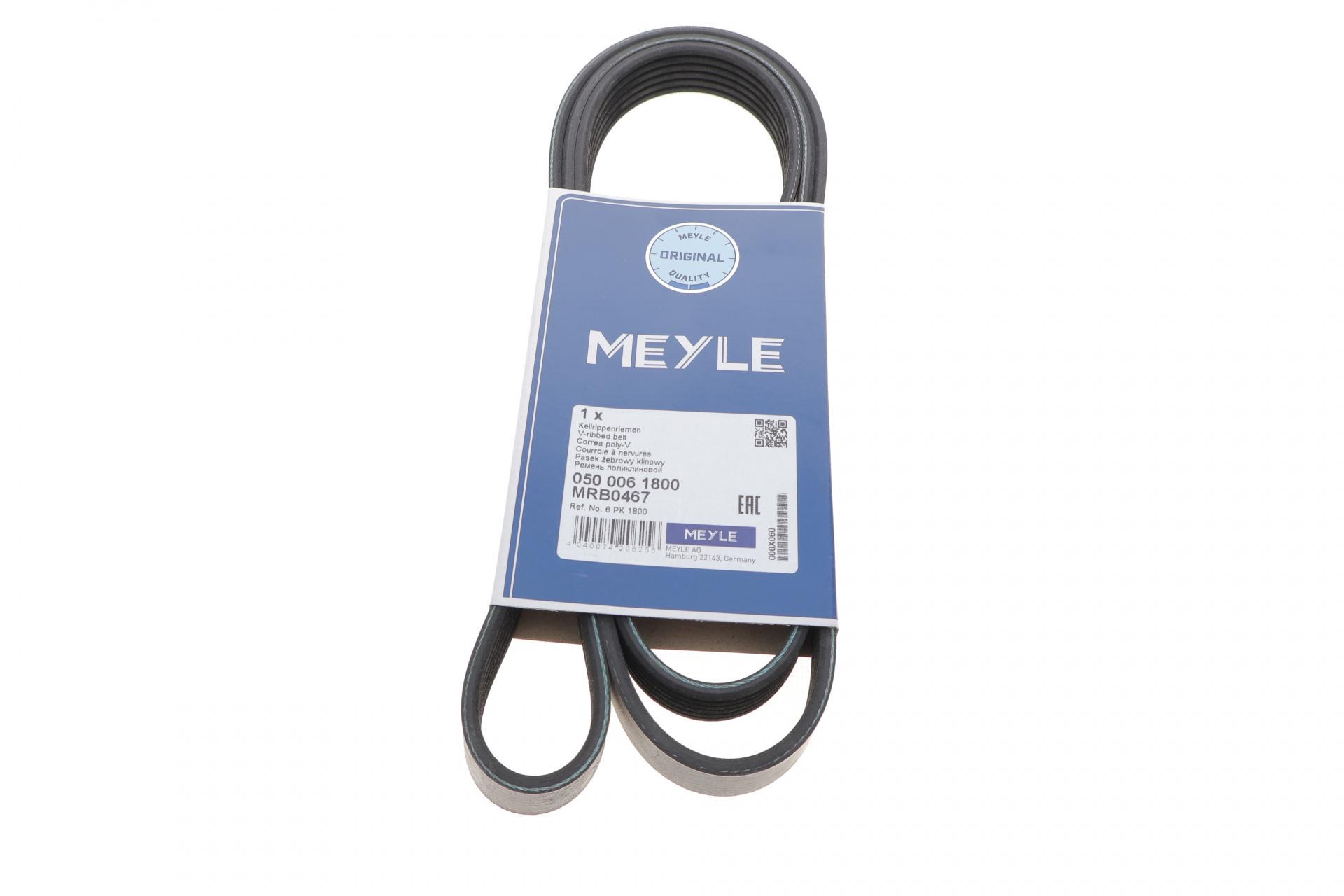 Ремень генератора Meyle Opel Combo 1.2/1.4i 6PK1800- 050 006 1800