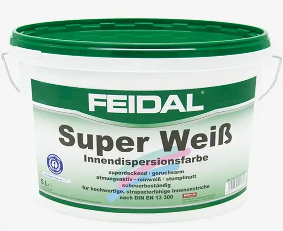 Фарба інтер’єрна Feidal Super Weiß 5 л Білий (2198704589)