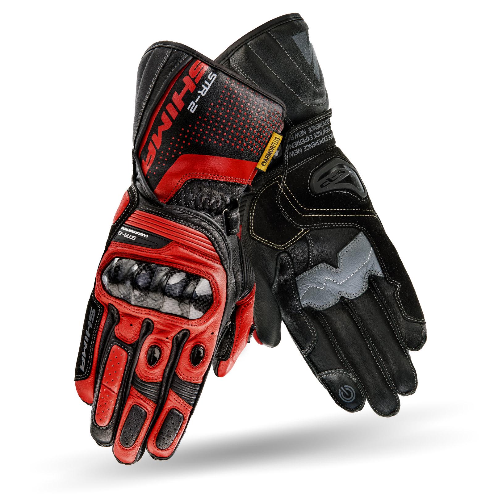 Моторукавицы SHIMA STR-2 L Black/Red (27681)