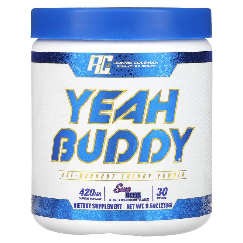 Предтренировочный комплекс Ronnie Coleman Energy Powder Sour Berry 270 г