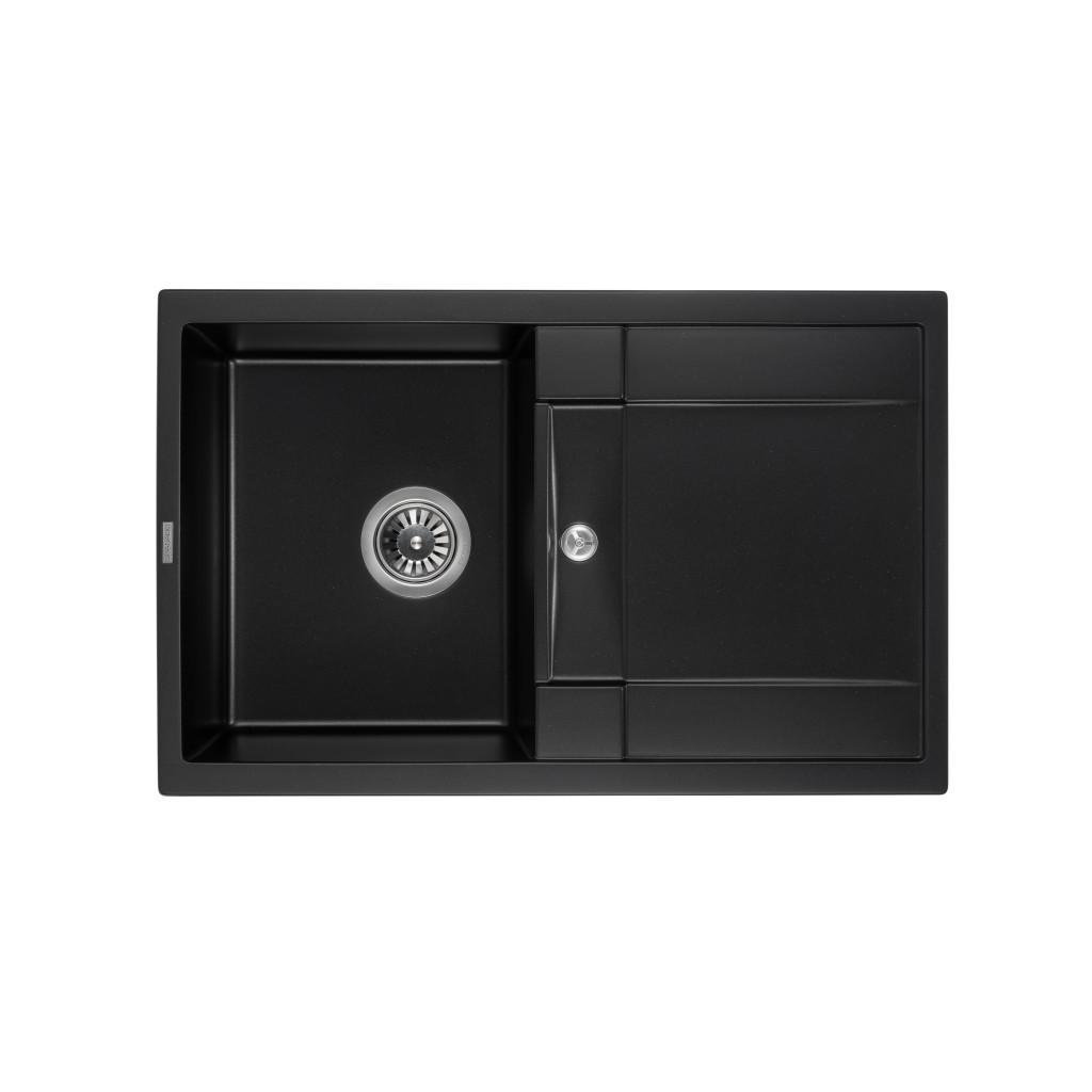 Кухонная мойка GRANADO VALENCIA Black shine gr0701 (m308716)