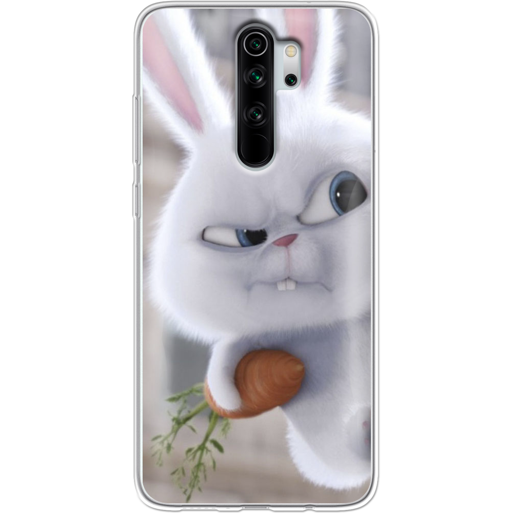 Чохол Boxface Xiaomi Redmi Note 8 Pro Rabbit Snowball Прозорий силікон (38222-up1116-38222)