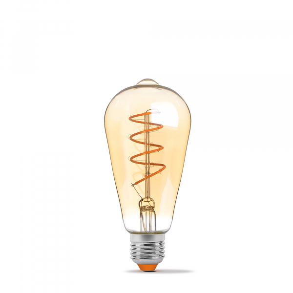 Лампа Videx Filament ST64FASD/5 W/E27/2200 K Бронзовий - фото 2