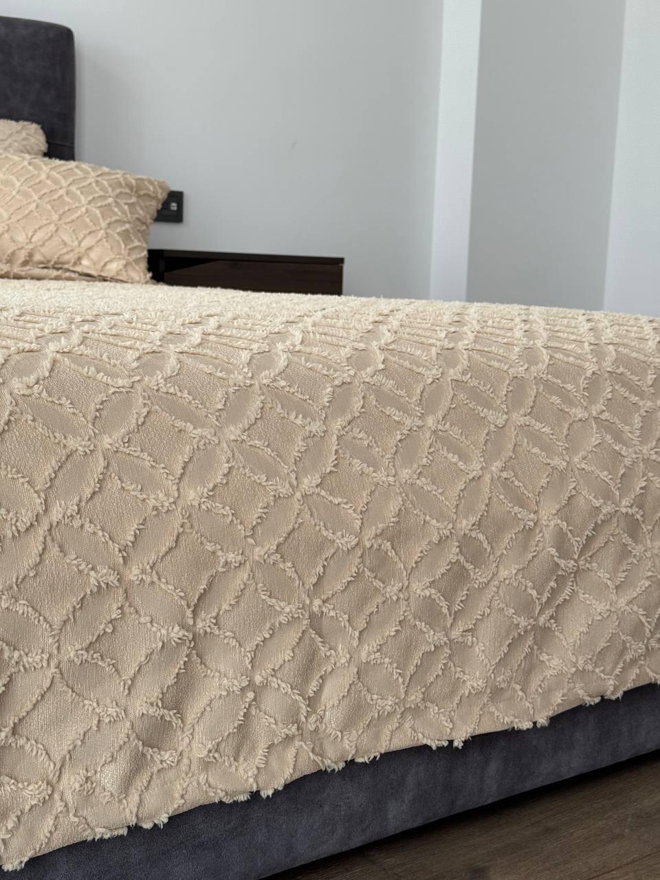 Покрывало Фрея 220x250 см Бежевый (21621-4-220x250cm) - фото 11