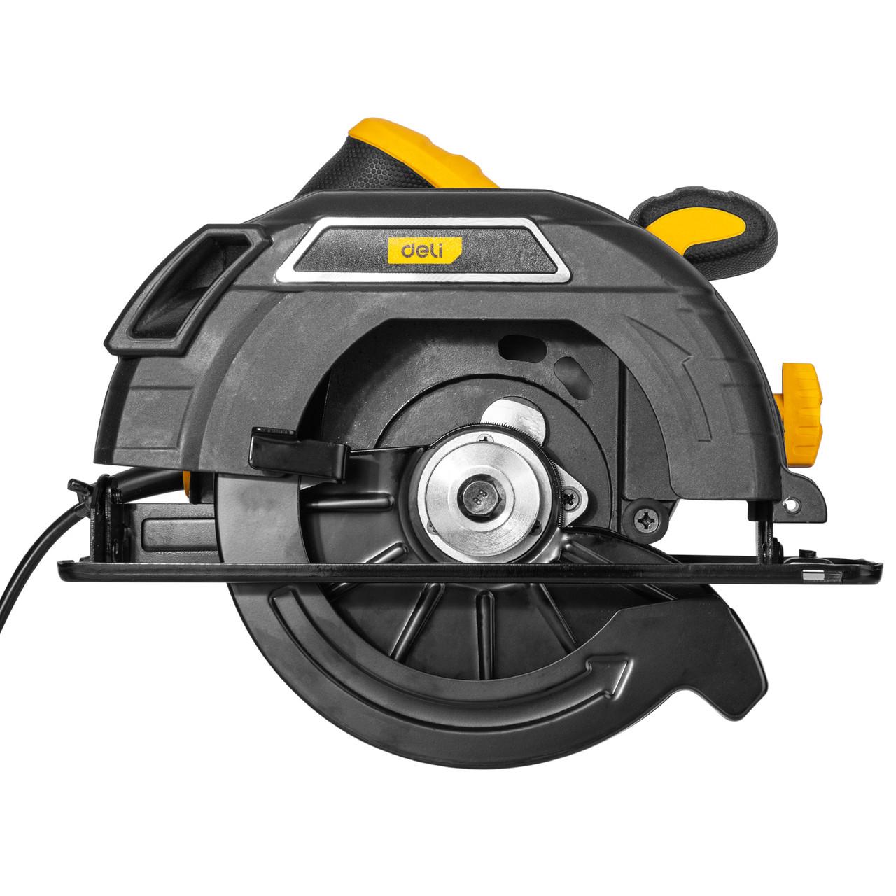 Пила циркулярная Deli Tols EDL-YJ185-E1 1300W7-1/4"24T (2591125201) - фото 4 Пила циркулярная Deli Tols EDL-YJ185-E1 1300W7-1/4"24T (2591125201) - фото 4