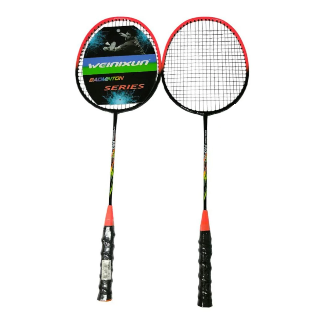 Набір для бадмінтону Weinixun WN-371 Чорно-жовтогарячий - фото 1 Набір для бадмінтону Weinixun WN-371 Чорно-жовтогарячий - фото 1