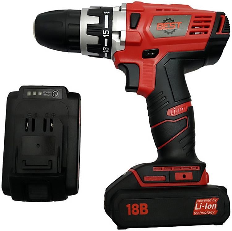 Шуруповерт аккумуляторный BEST ДА-18/13