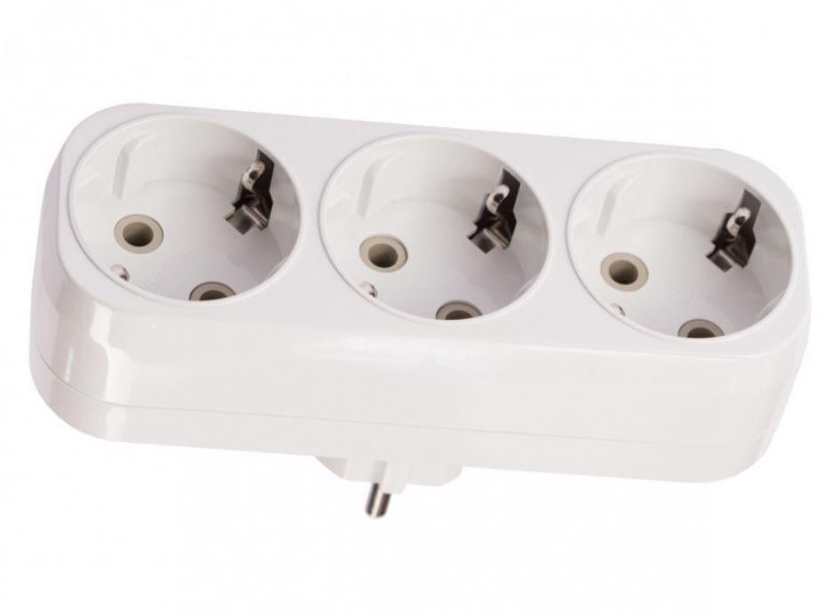 Тройник Luxel вертикальный с заземлением (1018)